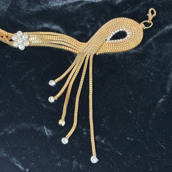 Sophia Gold Metal Jewel Vintage Belt NWT NOS - Picture 6 of 15